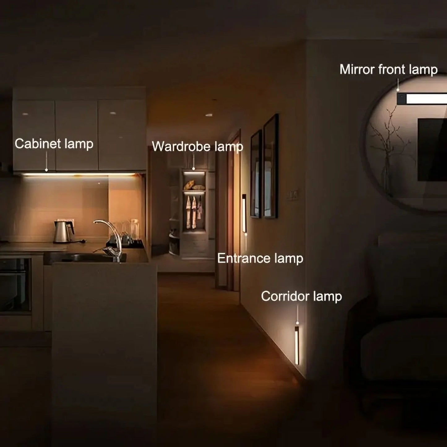 LED Ultra-thin Motion Sensor Cabinet Light Souq Al Riyad