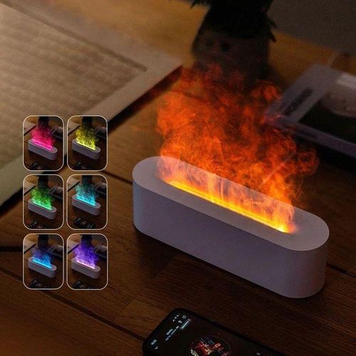 Home Flame Aroma Diffuser – Fireplace Mist Humidifier & Essential Oil Diffuser Souq Al Riyad
