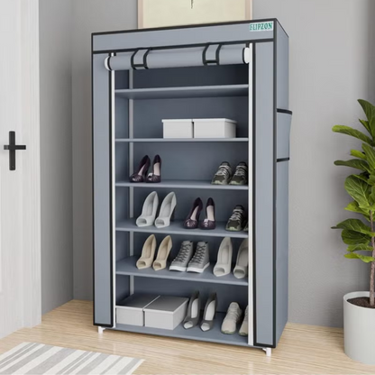 FLIPZON Premium 6-Tier Shoe Rack – Space-Saving, Durable &amp; Stylish Storage Solution Souq Al Riyad
