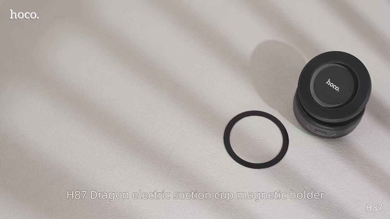 Hoco H87 Dragon – Electric Suction-Cup Magnetic Phone Holder (Universal) Souq Al Riyad