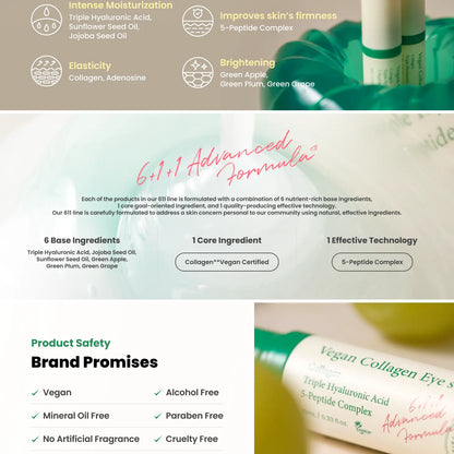 Vegan Collagen Eye Serum – Target Wrinkles, Puffiness &amp; Dark Circles Souq Al Riyad