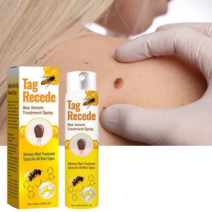 Tag Recede Bee Venom Repair Spray – Advanced Skin Tag & Wart Care | Natural Bee Venom Skin Repair Spray for Smooth Healthy Skin