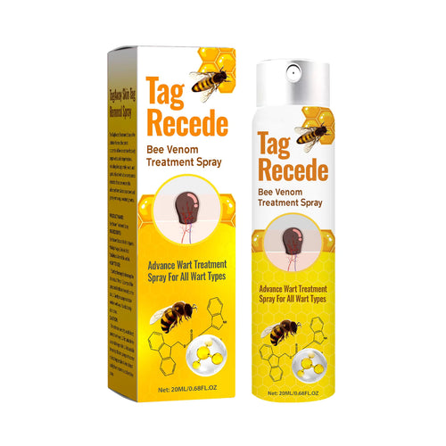 Tag Recede Bee Venom Repair Spray – Advanced Skin Tag & Wart Care | Natural Bee Venom Skin Repair Spray for Smooth Healthy Skin