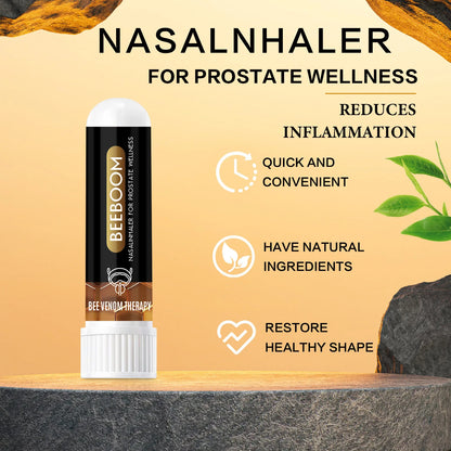 BeeBoom Nasal Inhaler for Prostate Wellness – Natural Bee Venom Prostate Support | Fast Absorbing Nasal Inhaler for Men’s Prostate Health