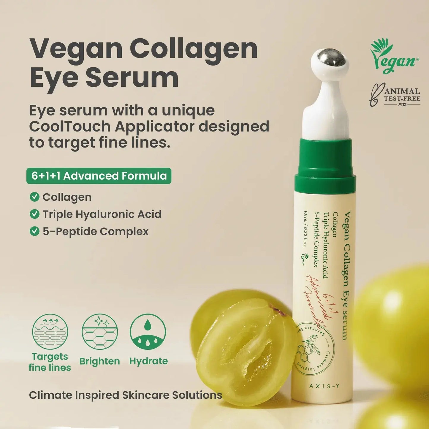 Vegan Collagen Eye Serum – Target Wrinkles, Puffiness &amp; Dark Circles Souq Al Riyad