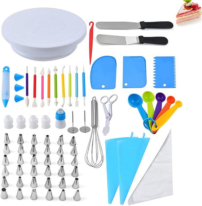 Cake Decorating Accessories Set (85 Pieces) – Complete Baking Kit Souq Al Riyad