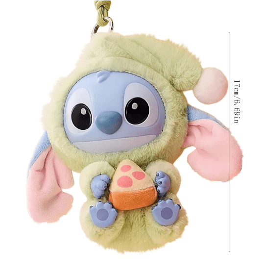 Disney – Bunny Stitch Fuzzy Plush Keychain Souq Al Riyad