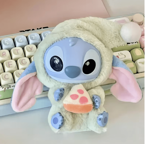 Disney – Bunny Stitch Fuzzy Plush Keychain Souq Al Riyad