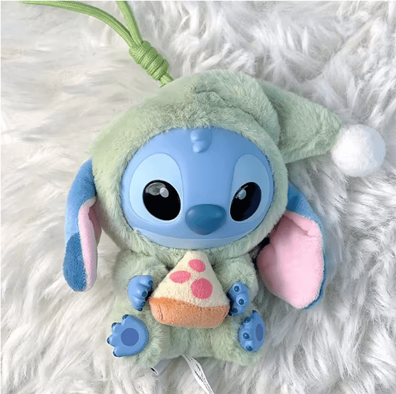 Disney – Bunny Stitch Fuzzy Plush Keychain Souq Al Riyad