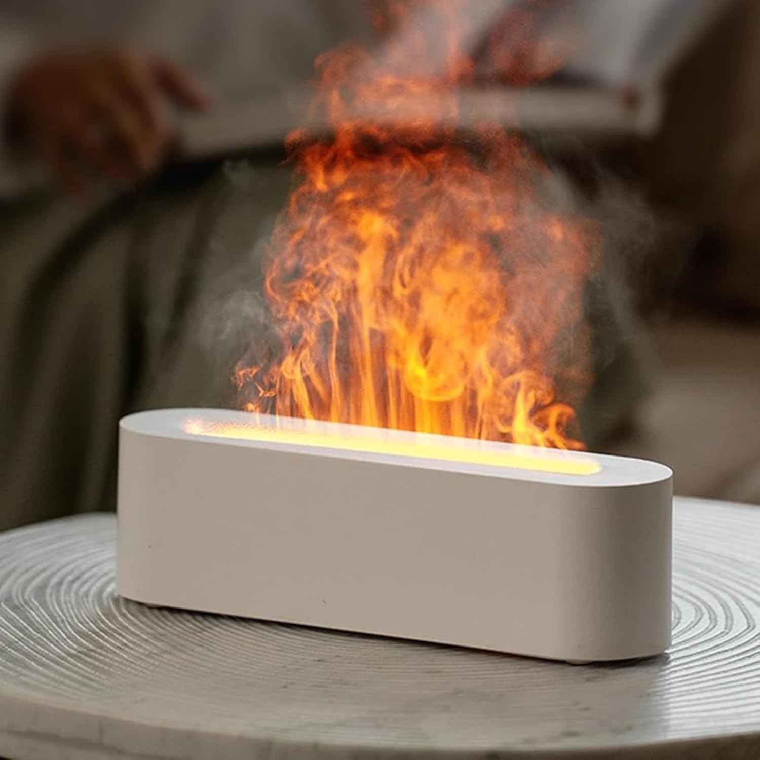 Home Flame Aroma Diffuser – Fireplace Mist Humidifier & Essential Oil Diffuser Souq Al Riyad