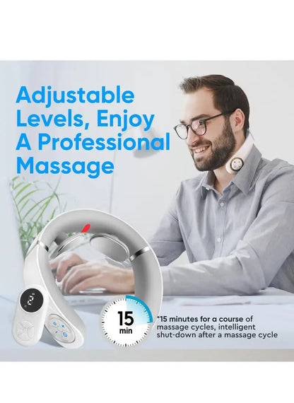 Smart Neck Massager with Heat – Cordless, Lightweight &amp; Adjustable Souq Al Riyad