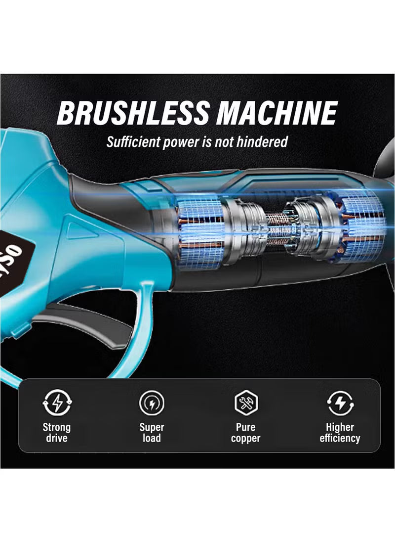 21V Electric Pruning Shears – High-Performance Cordless Cutter with 2 Batteries