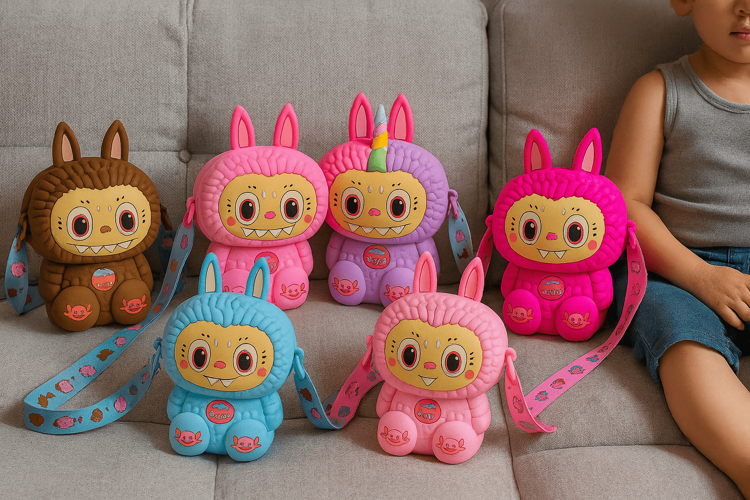 Labubu – Monster Crossbody Bag for Kids Souq Al Riyad