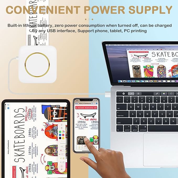 Portable Mini Printer – BT Instant Printing Souq Al Riyad