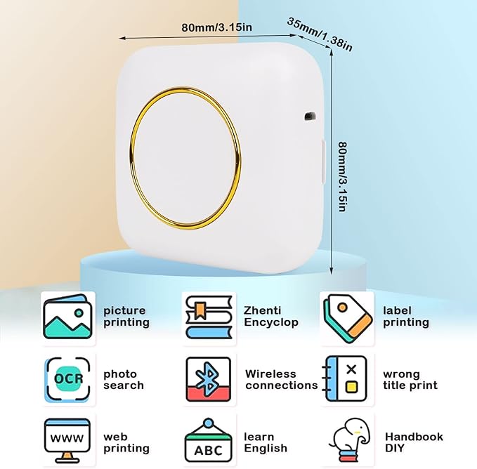 Portable Mini Printer – BT Instant Printing Souq Al Riyad