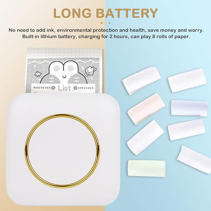 Portable Mini Printer – BT Instant Printing Souq Al Riyad