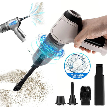 Handheld Wireless Vacuum Cleaner And Air Blower Air Pump 3in1 Dust Blower Souq Al Riyad